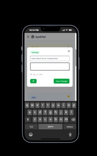SparkPad Task