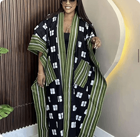 ShopLocal model wearing traditional outfit