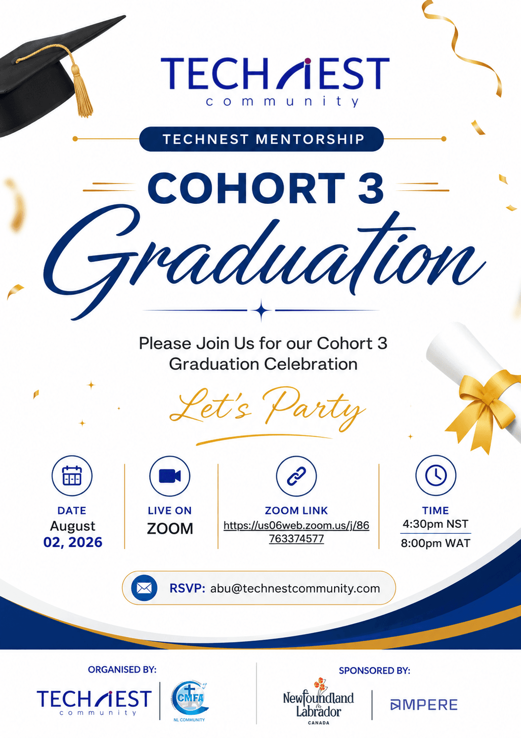 TechNest Mentorship Cohort 3 Graduation