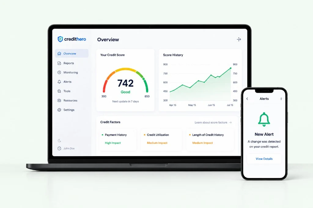 CreditHero app preview