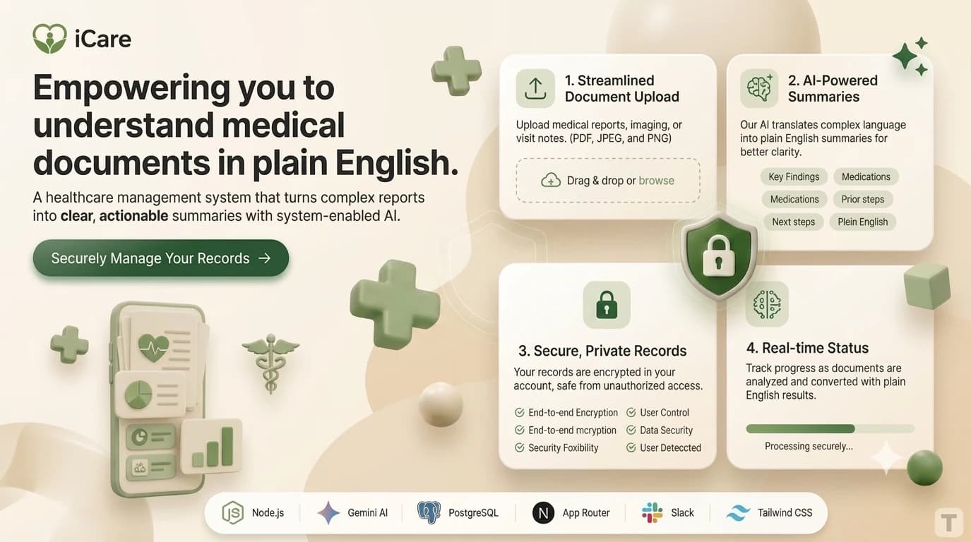 iCare app preview