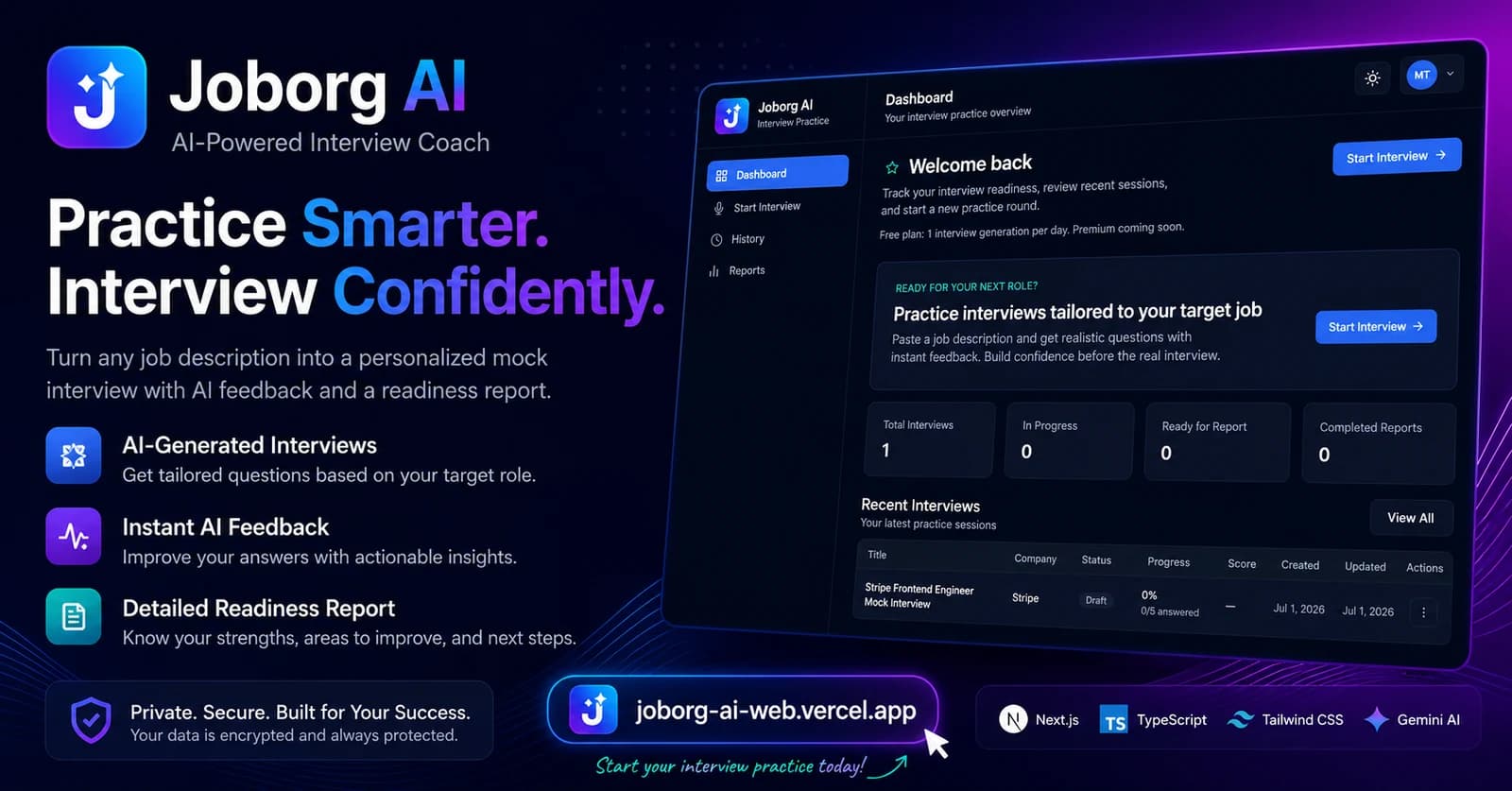 Joborg AI app preview
